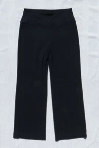 $79 J JILL Wearever US S 6 8 Navy pantaloni a vita alta vestibilità liscia larghi gamba intera - Foto 1 di 5