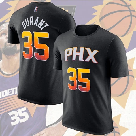 HOT NEW!! Kevin Durant #35 Basketball Phoenix Suns Player Number T Shirt Cover