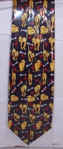 Cat with fishbones Tie - Picture 1 of 1