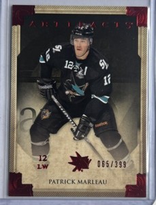 2013-14 Upper Deck Artifacts Patrick Marleau Ruby /399 #80