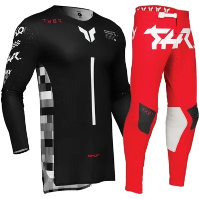 BRANDED 25 Thor Motocross Gear Set Top Shift MX Trikot Set Enduro Moto Kits Offroad Mot
