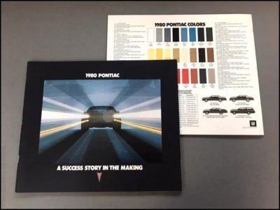 1980 Pontiac 58-page Car Sales Brochure Catalog - Firebird Bonneville Grand Prix - Imagem 1 de 4