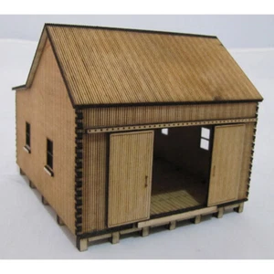 Trackside Models - HO Scale - Laser Cut "The Sawtooth Shed" - Picture 1 of 5