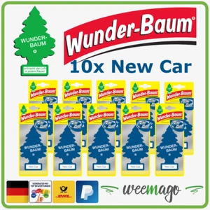WUNDERBAUM NEW CAR Lufterfrischerer Auto Duftbaum Camper | 10x STÜCK - Bild 1 von 2