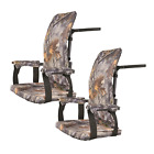 2PC Hunting Deluxe Tree Stand Seat and Heavy-duty Ratchet Strap 300 lb. Capacity