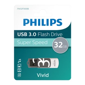 Philips 32GB USB 3.0 Flash Drive Rotatable / Swivel USB 3.0 Memory Stick - Picture 1 of 3