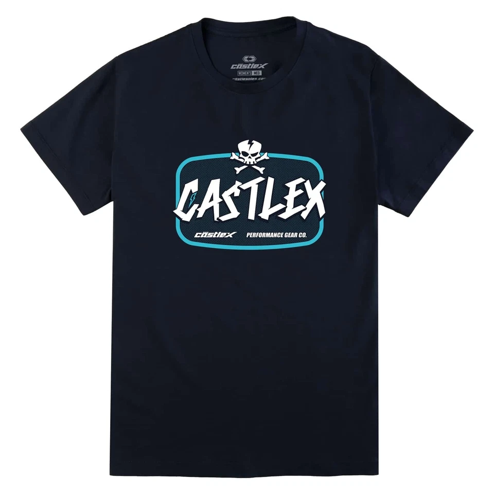 Camisetas Castle X Rattle para mujer pequeñas azules Foto 1 de 1
