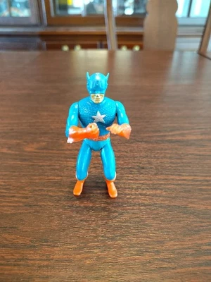 РЕДКАЯ 1975 MEGO карман комиксов действие героев CAPTAIN AMERICA 3,75» согнутая нога - Изображение 1 из 4