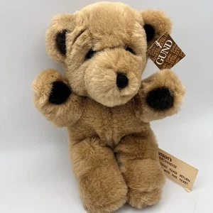 GUND Vintage 1979 #2140 Mini Stitch Teddy Bear Plush 9" Stuffed Animal New w/tag - Picture 1 of 11