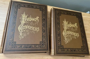 Famous Composers and Their Works Vols. 1 and 2 Paine Klauser 1891 Massive Books! - Imagen 1 de 14
