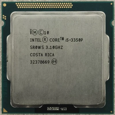 Intel Core i5-3350P Processor 4 Core 4 Threads 3.30Ghz 6MB Cache 5GT/s Bus Speed - Image 1 of 2