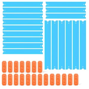 Juego de piezas de construcción de pistas para coches de juguete Hot Wheels 36 piezas recto 15 pies azul - Imagen 1 de 1