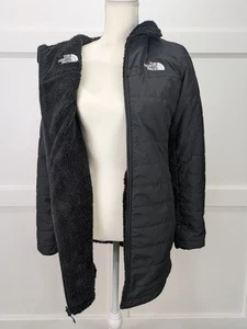 North Face Mossbud Thermo Wendejacke Damen Gr. Small schwarz - Bild 1 von 9