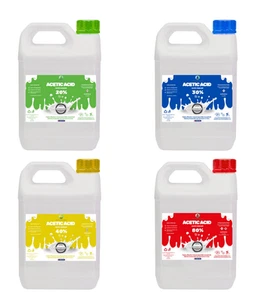 White Vinegar 5L Strong Acetic Acid Cleaning / Stain Remover / Kettle Descaler - Picture 1 of 33