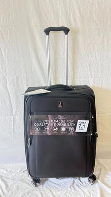 $495 Travelpro WalkAbout 7 Check-In Expandable Spinner Luggage Black Size 25" - Image 1 of 4