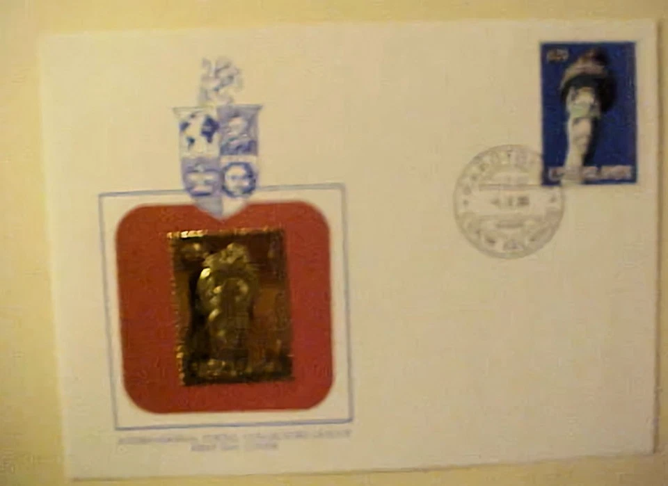 COOK IS. GOLD FOIL 1986 - Image 1 of 1