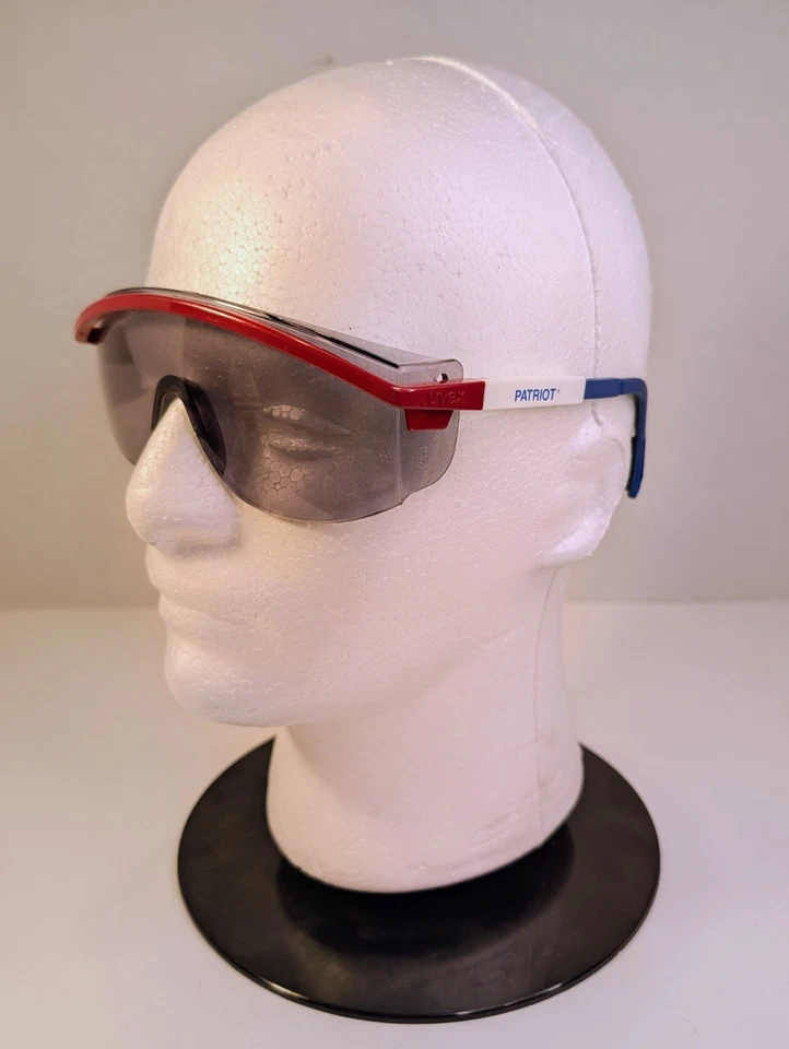 Gafas de seguridad UVEX Astrospec 3000 Patriot Frame LT lentes grises hechas en EE. UU. NOS Foto 1 de 4
