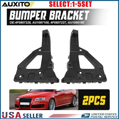 Soportes de parachoques para Audi A6 Quattro 2005-2011 base delantera izquierda derecha 2-10X Foto 1 de 4