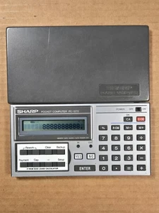 Sharp PC-1270 Pocket Computer Calculator Working Well (2) - Picture 1 of 4