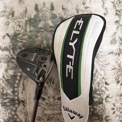 Cubierta de cabeza de eje rígido Callaway ELYTE TITANIUM 5 madera 18 grados Denali incluida Foto 1 de 4