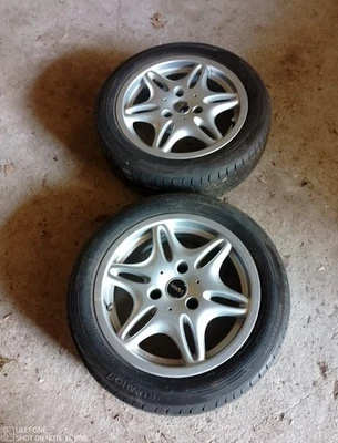 Zwei Reifen mit Alufelgen 175/55R15  77T,gebraucht aber gut,vom Smart,Auto - Bild 1 von 4