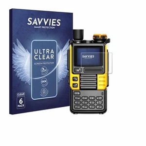 6x Folie für Quansheng UV-K5 (99) Schutzfolie Displayschutz Display Schutz Klar - Photo 1/11