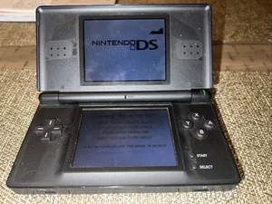 Blau Nintendo DS Lite Powers On Top Displayriss + GBA nicht lesen nur Reparatur - Bild 1 von 9