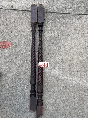 Antiguo balaustre/husillo de escalera Foto 1 de 4