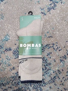 Bombas Merino Wool Blend Midweight Crew Socks Size M (W8-10.5, M6-9) - Picture 1 of 3