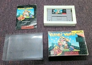 Wario's Woods (Super Nintendo) SNES (completo di scatola) funziona bene! (Spedizione immediata.) - Foto 1 di 23
