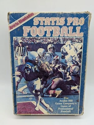 Sports Illustrated Statis Pro Football Board Game Avalon Hill 1985 For Parts - Image 1 of 4