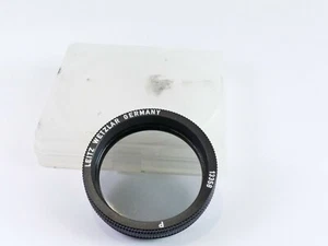GENUINE LEITZ LEICA 13358 P 44mm E44 POLARIZER FILTER WITH CASE ZZ28 - Picture 1 of 2