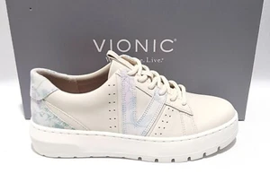 Vionic Simasa cremefarbene Lederschuhe UK 4,5 neue orthopädische flache EU 37,5 - Bild 1 von 7