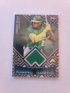 Camiseta deportiva de novato 2024 Topps Update Rising reliquia Lawrence Butler RC #RRR-LB A's - Imagen 1 de 2