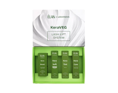 KeraVEG Lash Lift Lamination System Elan Kera: Soft(Only Lash!)+Tint+Care+Boost - Image 1 of 2