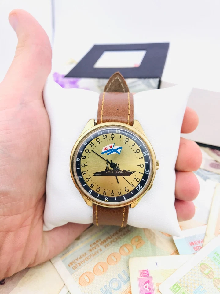 🐧 Rare Raketa 24 Polar Soviet Arctic Expedition Watch 2623 Wristwatch USSR ❄️ - Image 1 of 4