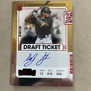 2021 Contenders Ke’bryan Hayes 58/75 on card Autograph - Bild 1 von 3