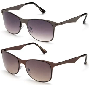 2 paquetes clásicos vintage de una pieza con marco de metal moda gafas de sol estilo hombre UV400 - Imagen 1 de 4