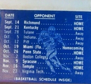 FÚTBOL BALONCESTO: 1974-75 MONTAÑEROS HORARIOS DEPORTES MATCHBOOK CUBIERTA -E9 - Imagen 1 de 3