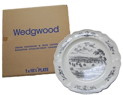 Placa Wedgwood Maryland 200 aniversario 7º estado 1976 en caja S6953 Foto 1 de 4