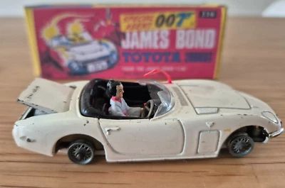 VINTAGE 1967 CORGI TOYS SPECIAL AGENT JAMES BOND 007 TOYOTA GT2000 #336 IN BOX 2 - Image 1 of 4