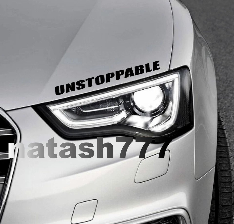 IMPARABLE Faro Vinilo Calcomanía Adhesiva Emblema Deporte Carreras Coche Camión 4x4 SUV  Foto 1 de 1