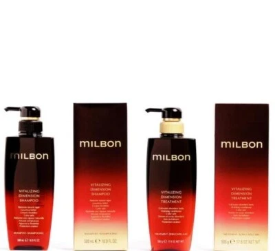 Global Milbon Vitalizing Dimension Shampoo/Treatment/Booster 200–2500ml/g Japan - Image 1 of 4