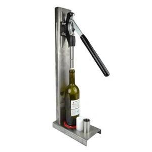 Tappo a pressione manuale bottiglia vino 2 POM inserto tappo tappa utensile durevole - Foto 1 di 8