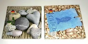 Servilletas Papel 20 Unidad Paquete Marítimo Piedras Natur Azul Gris 33 X 33CM - Imagen 1 de 5