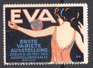 ES8793 Cinderella Outlet: EVA - Erste Variete Ausstellung im Zoo - 1914 - Bild 1 von 1