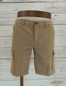 FERRANTE bermuda cargo in cotone e lino BEIGE - Imagen 1 de 3