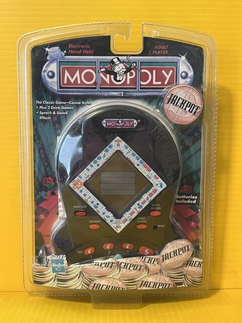 1999 Hasbro Handheld Monopoly Electronic Video Game R7473