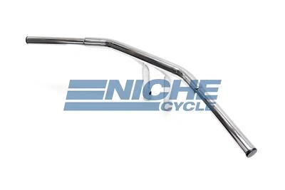 Barra en T de acero de 1" Harley Chopper Fat manillar de 1-1/4" arrastre 10" elevación Foto 1 de 4