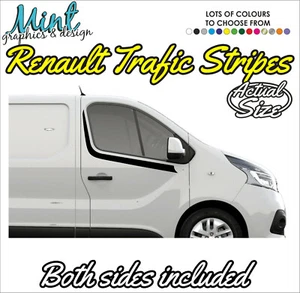 RENAULT TRAFIC Cámper Calcomanías a Rayas Calcomanías Pegatinas Gráficos GRATIS P&P 017 - Imagen 1 de 4